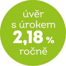 Úrok 2,18 % ročněa